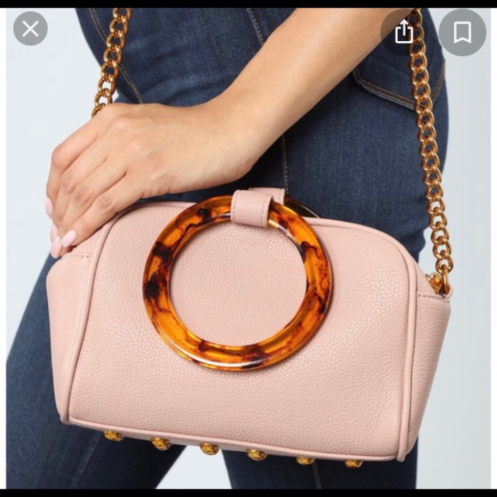 Fashion Nova Mauve Crossbody Bag NWT